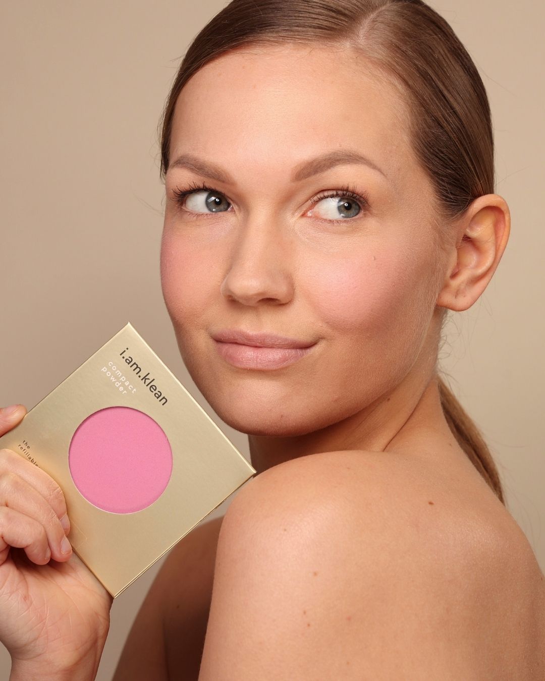 Compact mineral blush Pink Rebel