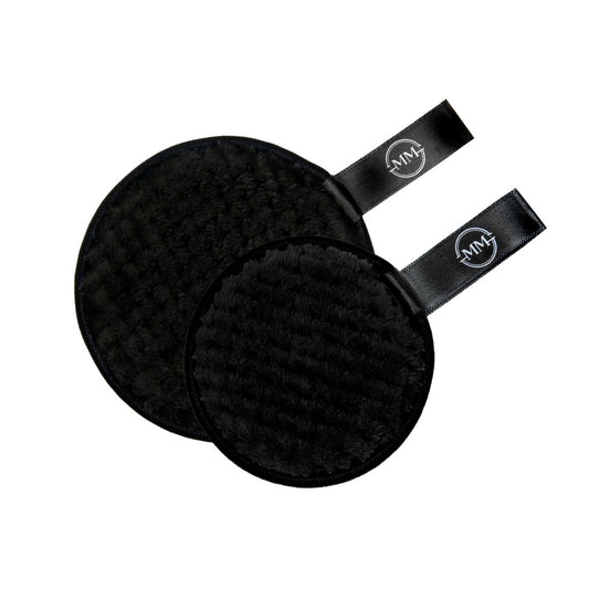 Wipe off face pad duo zwart