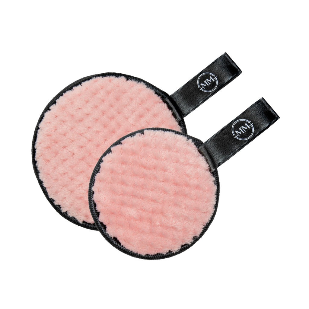 Wipe off face pad duo roze